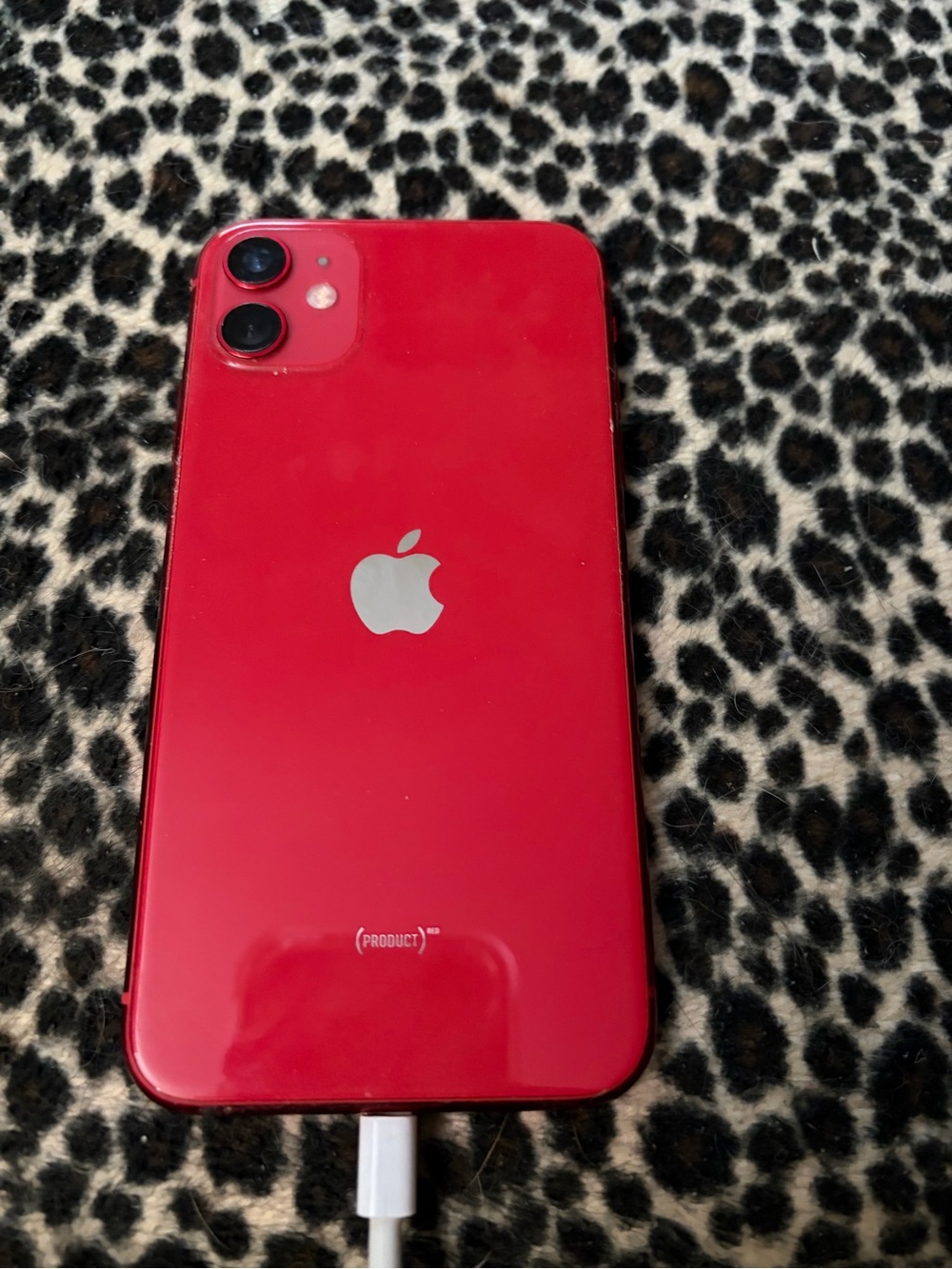 Apple iPhone 11 (PRODUCT)RED Glossy Back - Bold Red Finish -l
